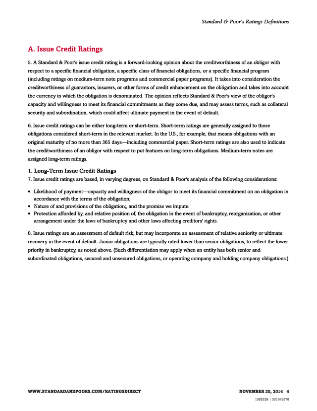 Standard And Poor S Ratings Direct