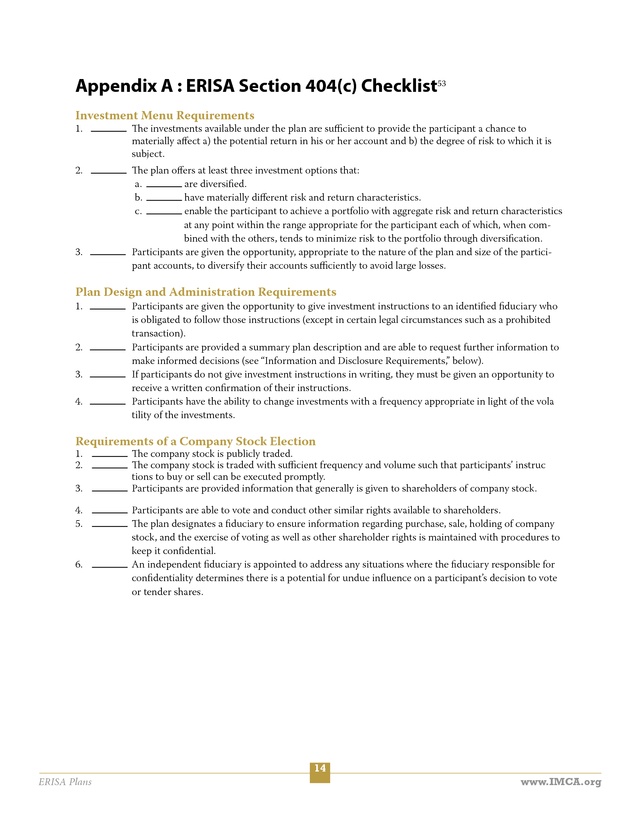 Advisorselect ERISA Plans What Is Your Fiduciary Responsibility?